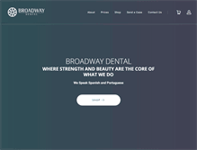 Tablet Screenshot of broadwaydentallab.com